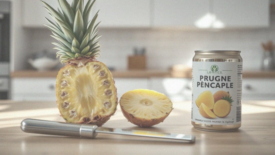 Czym różni się świeży ananas od ananasa z puszki pod względem wartości odżywczych?