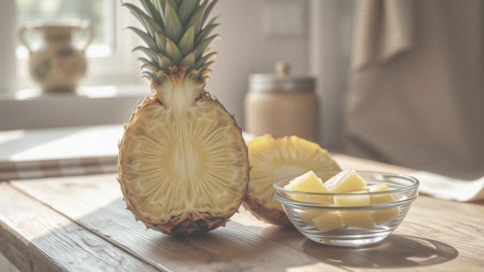 Jak ananas pomaga w redukcji zmarszczek?