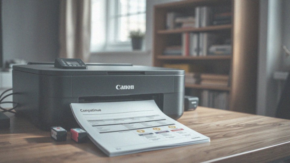 Jak sprawdzić kompatybilność tuszu z modelem drukarki Canon?