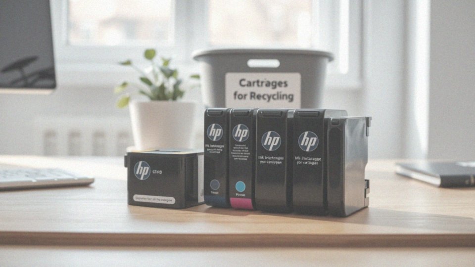 Jakie tusze do HP są produkowane z materiałów pochodzących z recyklingu?