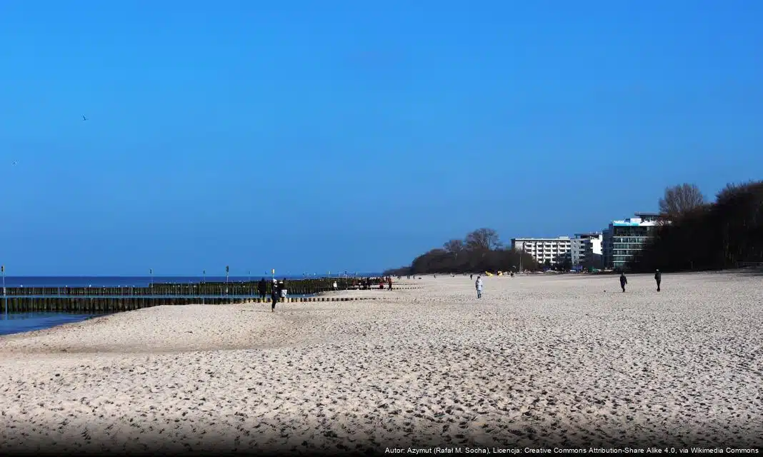 Postęp prac przy przebudowie brzegów rzeki Parsęty w Kołobrzegu